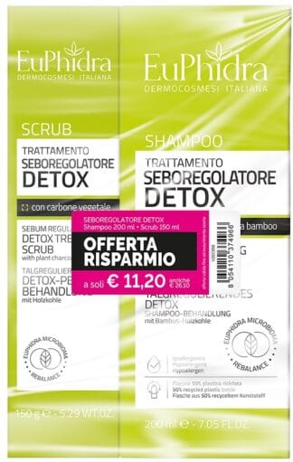 Abbinata Shampoo Seboreg.+Scrub detox